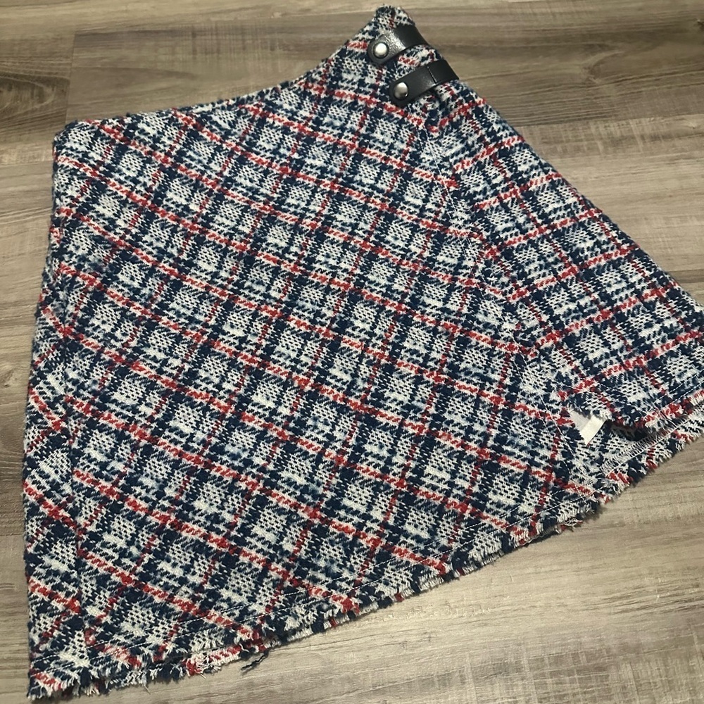 Urban Outfitters Plaid Wrap Mini Skirt NWT Size XS